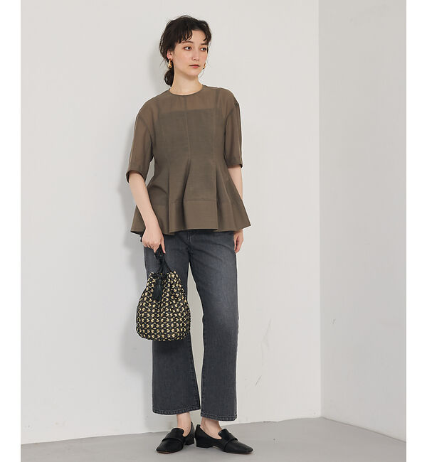 qualite「カーヴィングブラウス」|シャツ・ブラウス|