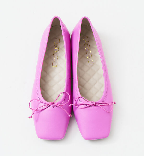 AU BANNISTER「【最高バレエ】スクエアトゥ バレエシューズ」|バレエシューズ|