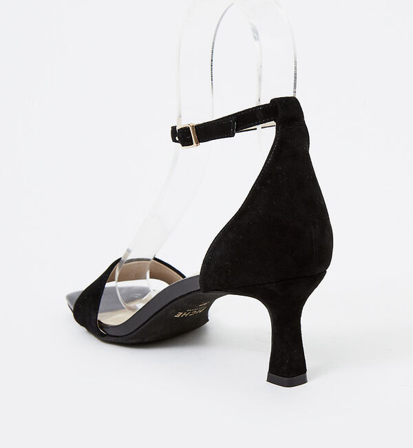 AU BANNISTER「アンクルストラップ スクエアトゥサンダル」|サンダル|