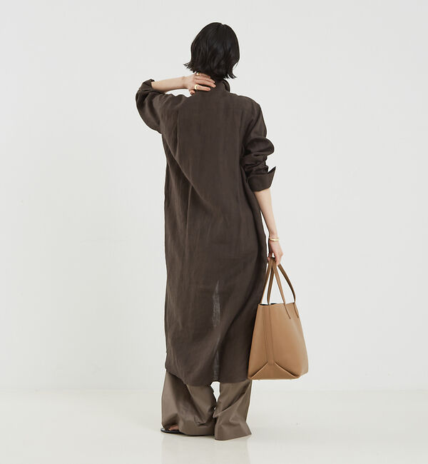The Store by C' 「【COCUCA】リネンシャツワンピース」|ワンピース|