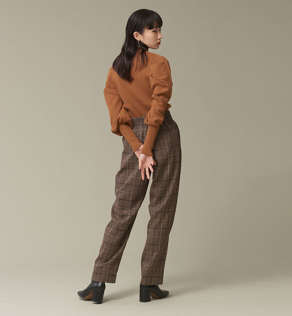 NOMINE「ボリュームスリーブタートルニット」|ニット・セーター|