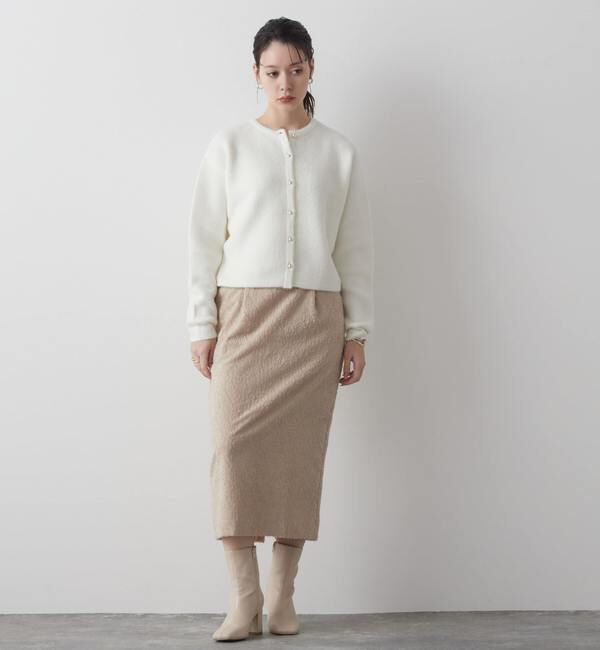 Liesse「カットジャガードタイトスカート」|スカート|