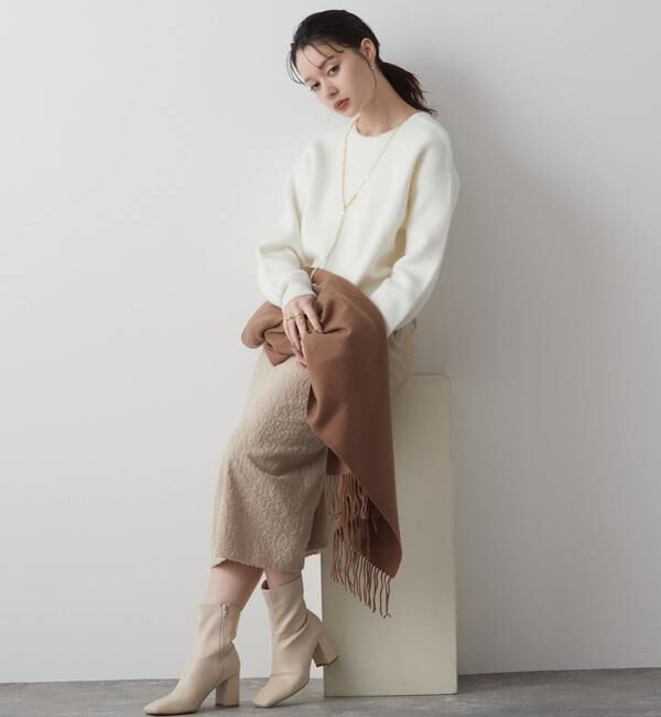 Liesse「カットジャガードタイトスカート」|スカート|