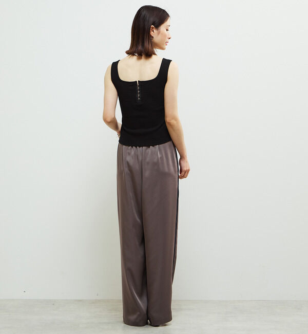 Soffitto「パッド付スクエアリブインナー」|タンクトップ|