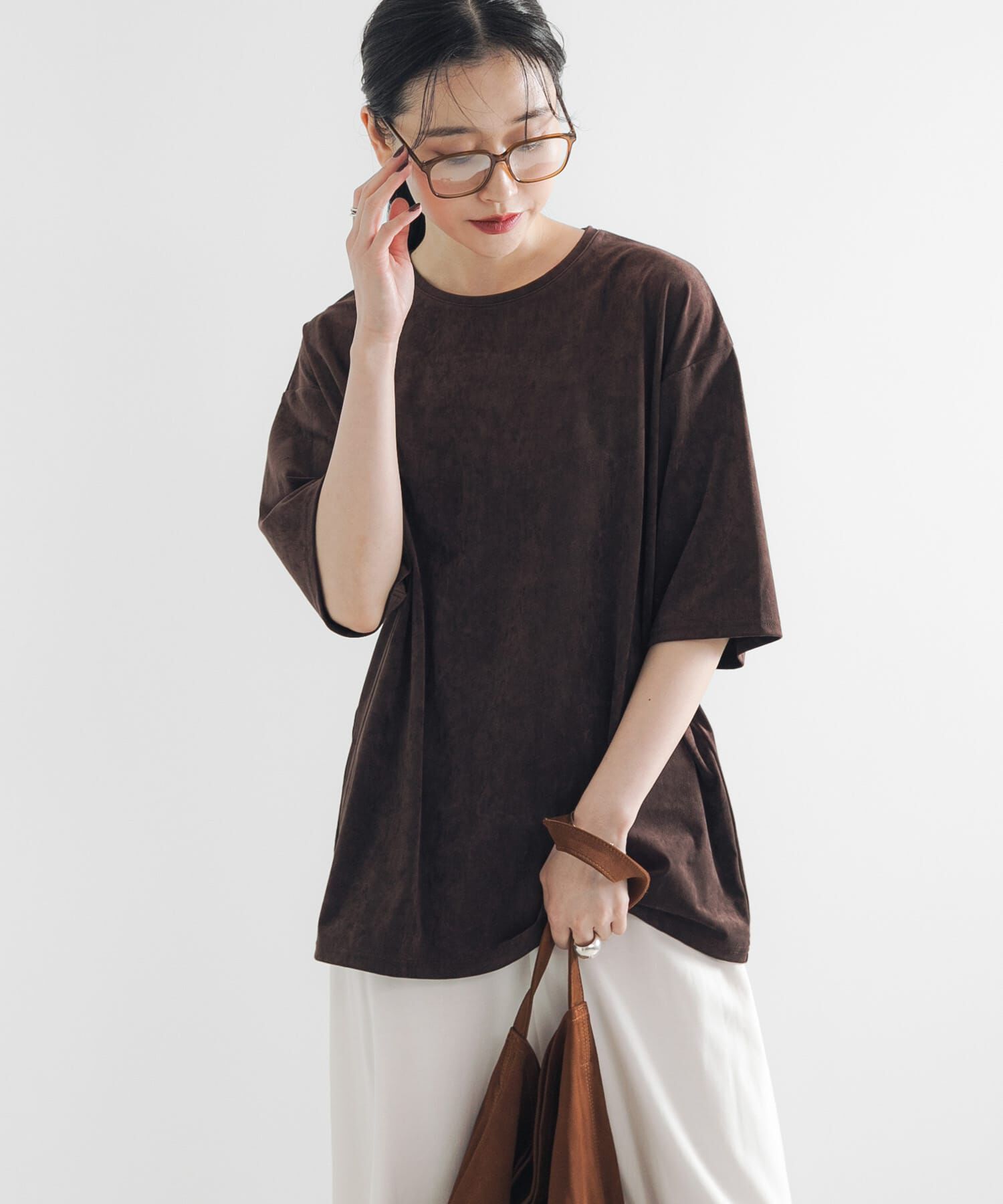 URBAN RESEARCH「スエードライクルーズカットソー」|Tシャツ・カットソー|