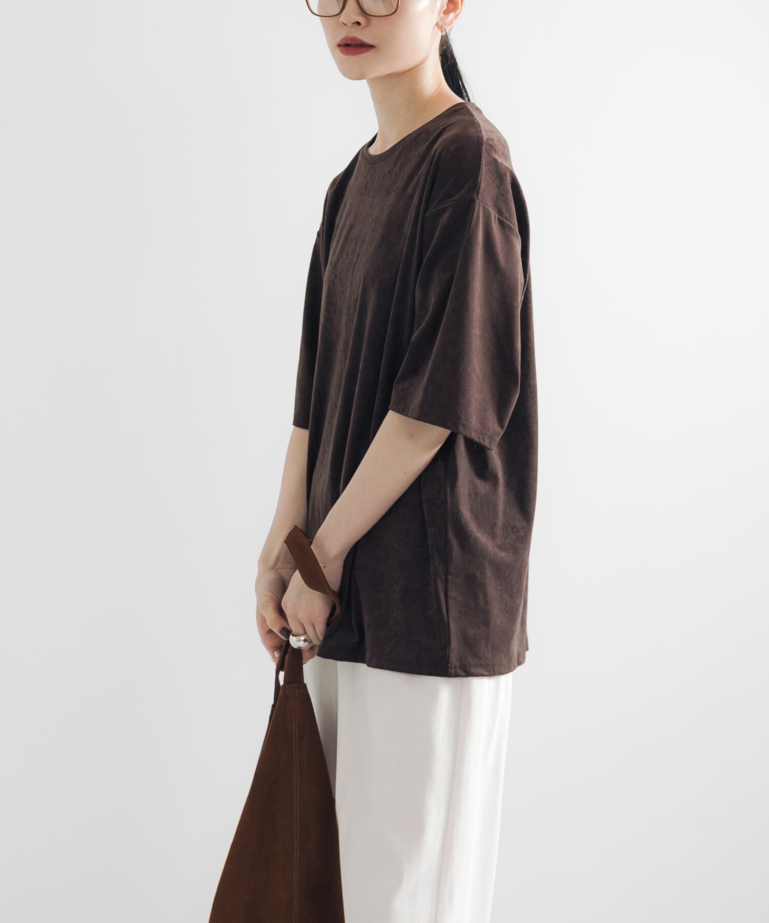 URBAN RESEARCH「スエードライクルーズカットソー」|Tシャツ・カットソー|