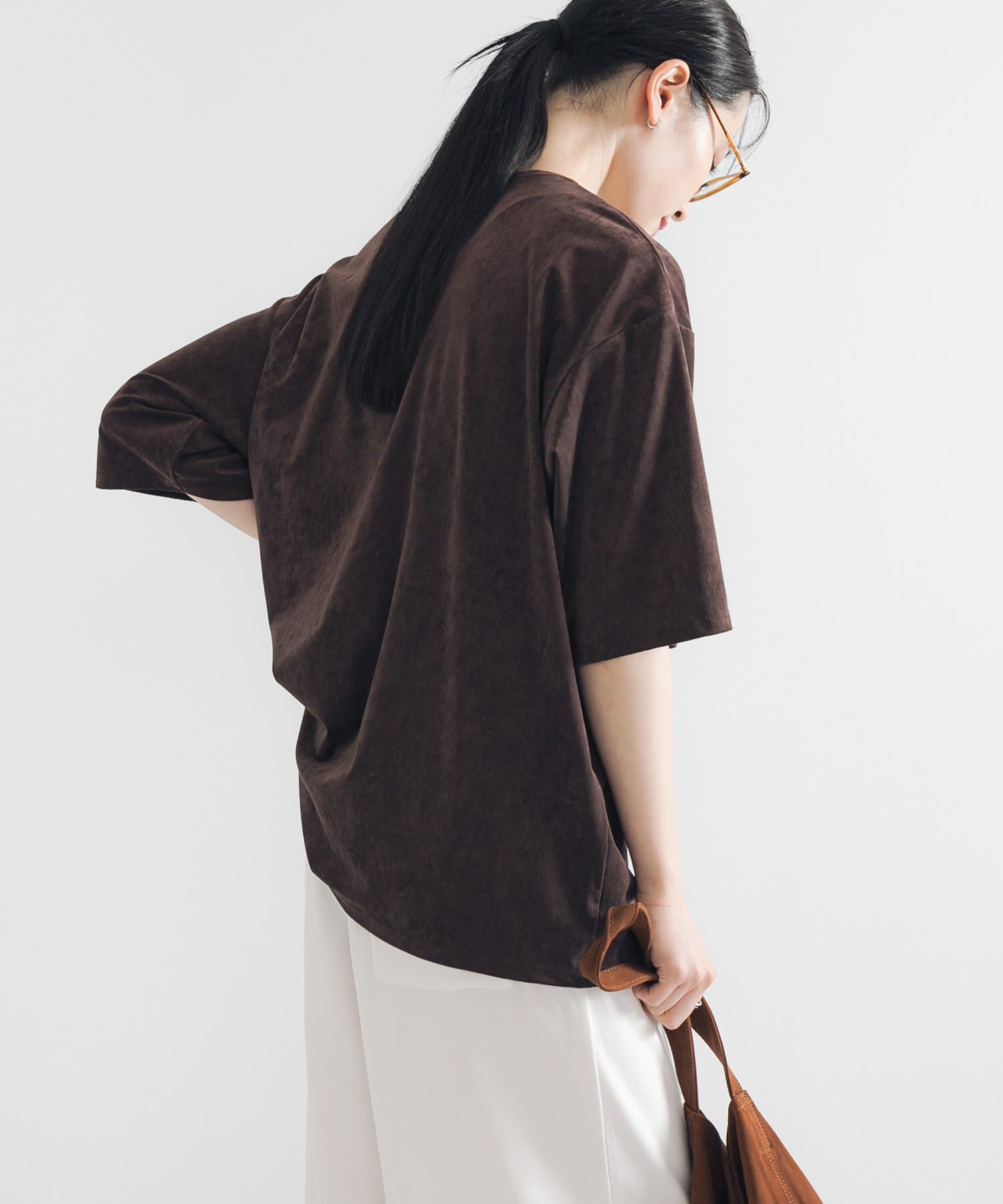 URBAN RESEARCH「スエードライクルーズカットソー」|Tシャツ・カットソー|