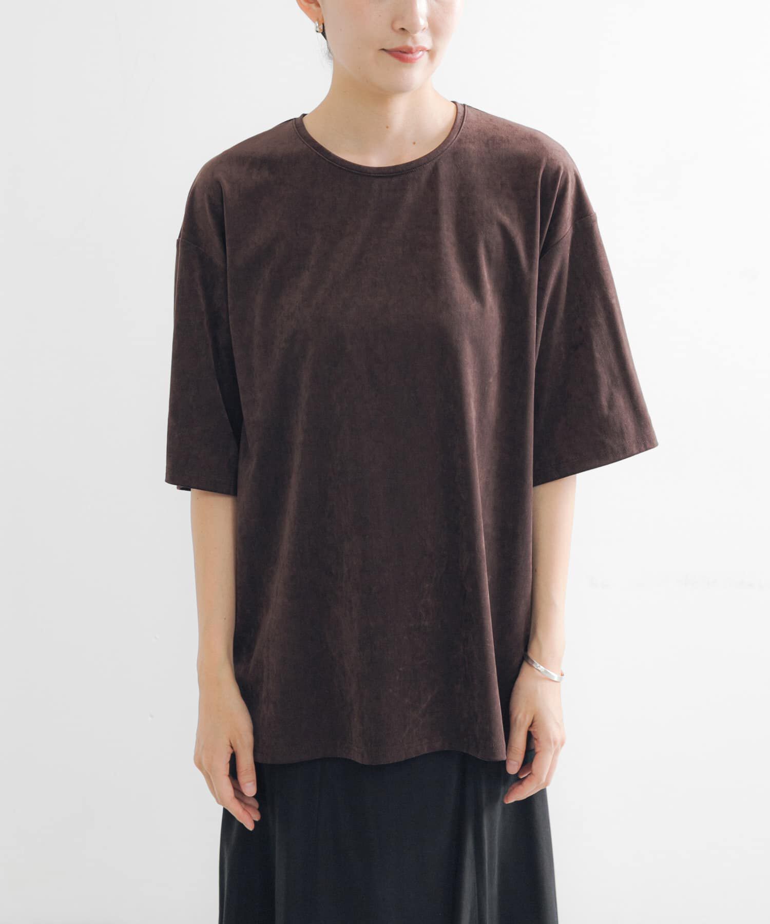 URBAN RESEARCH「スエードライクルーズカットソー」|Tシャツ・カットソー|