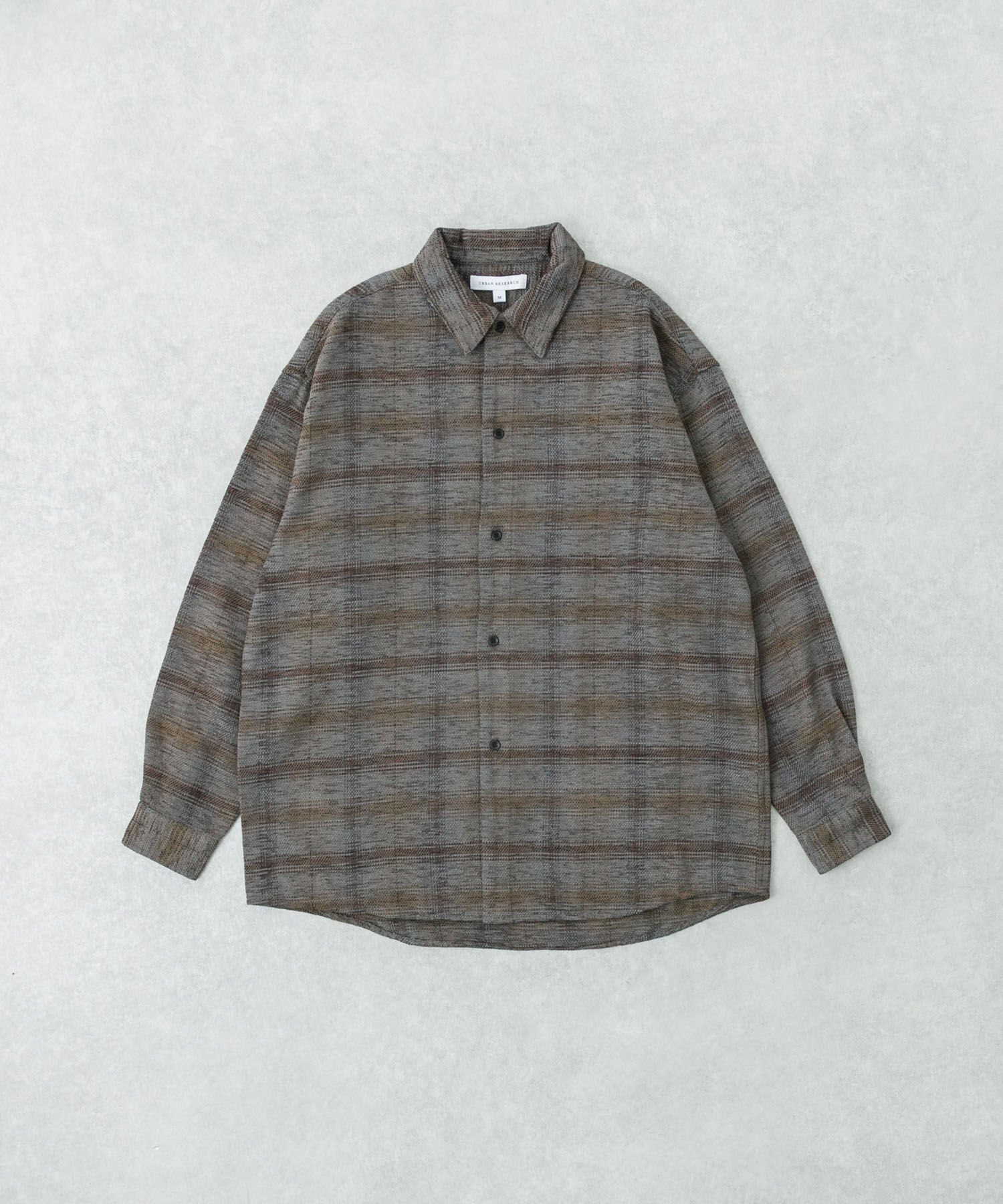 URBAN RESEARCH「モールクラシックシャツ」|シャツ・ブラウス|グレー系その他