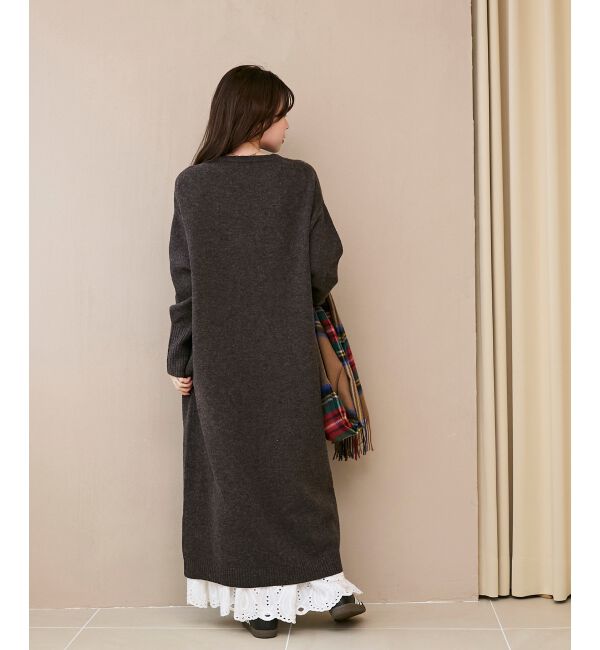  「ネックが選べるニットワンピース」|ワンピース|