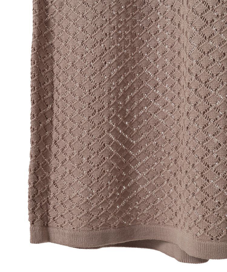 earth music&ecology「SET2点レース編みペプラムカーデ＋スカート」|スーツ|