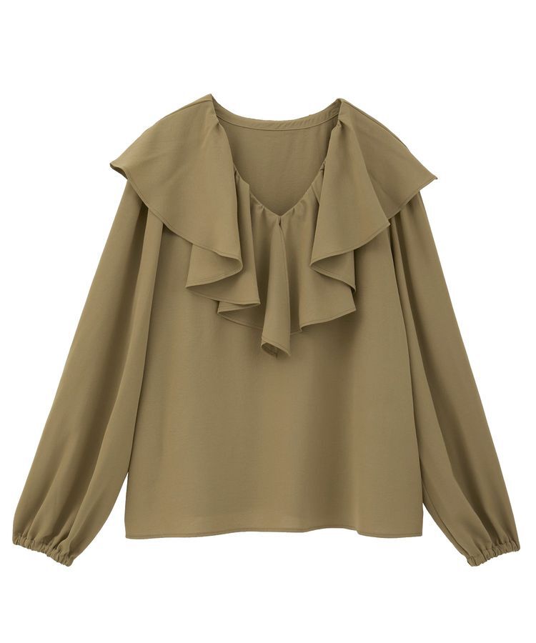 AMERICAN HOLIC「フリルカラーブラウス」|シャツ・ブラウス|