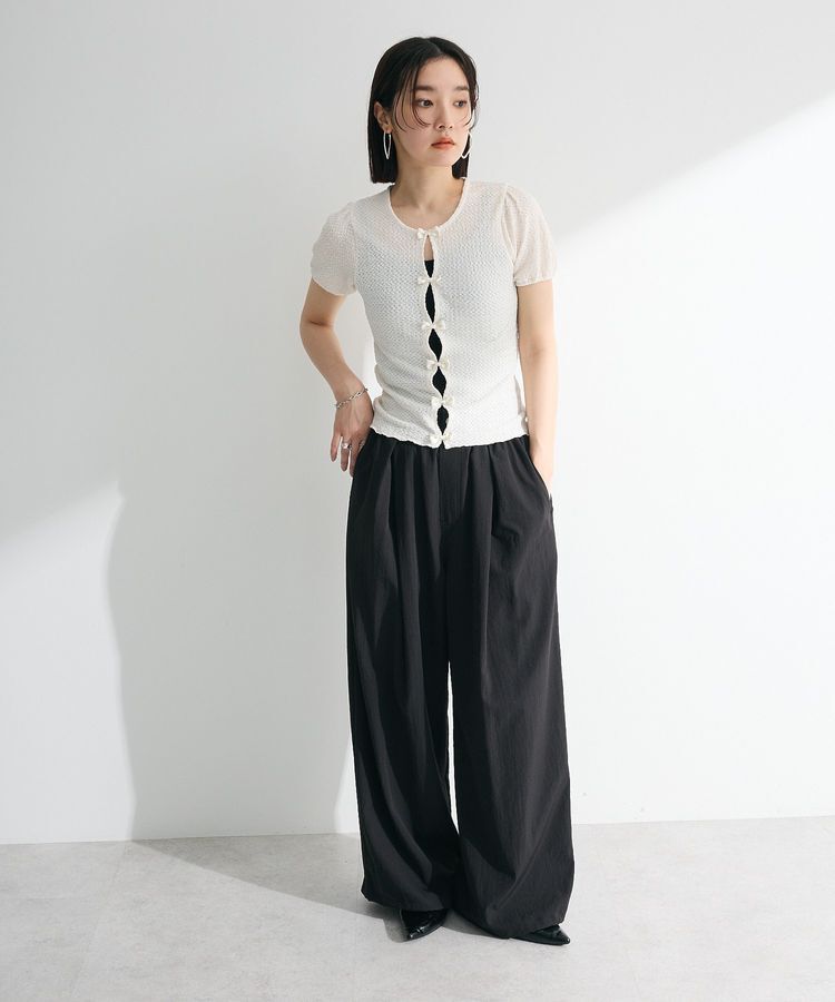 Green Parks「・swing by フロントリボンプルオーバー」|Tシャツ・カットソー|