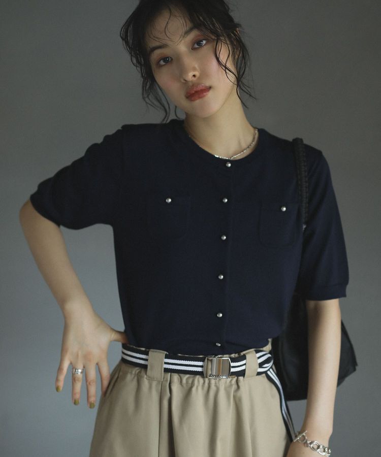 Green Parks「コンパクトポケットカーディガン」|カーディガン|