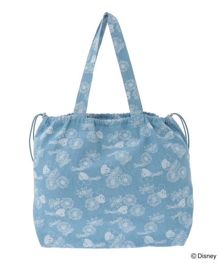 Green Parks「ミッキー&フレンズ/花柄デニムトートバッグ」|トートバッグ|