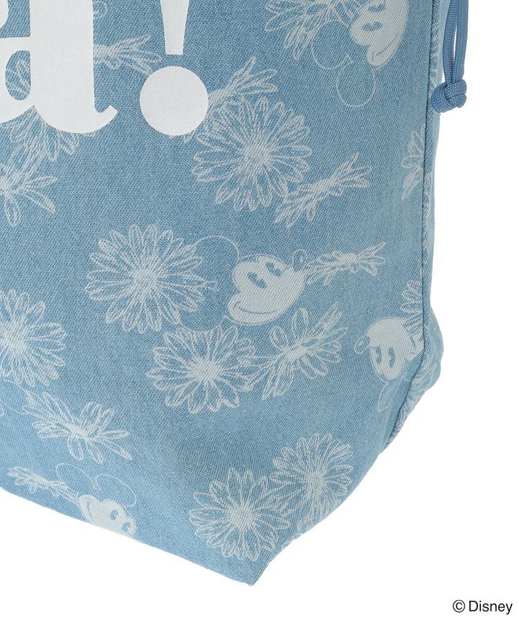 Green Parks「ミッキー&フレンズ/花柄デニムトートバッグ」|トートバッグ|