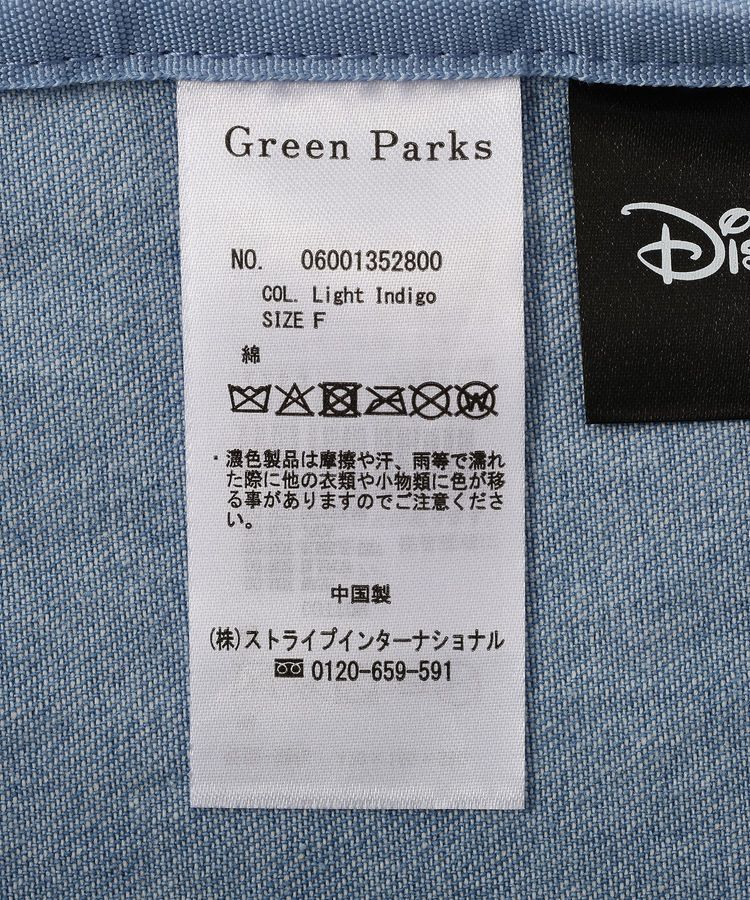 Green Parks「ミッキー&フレンズ/花柄デニムトートバッグ」|トートバッグ|