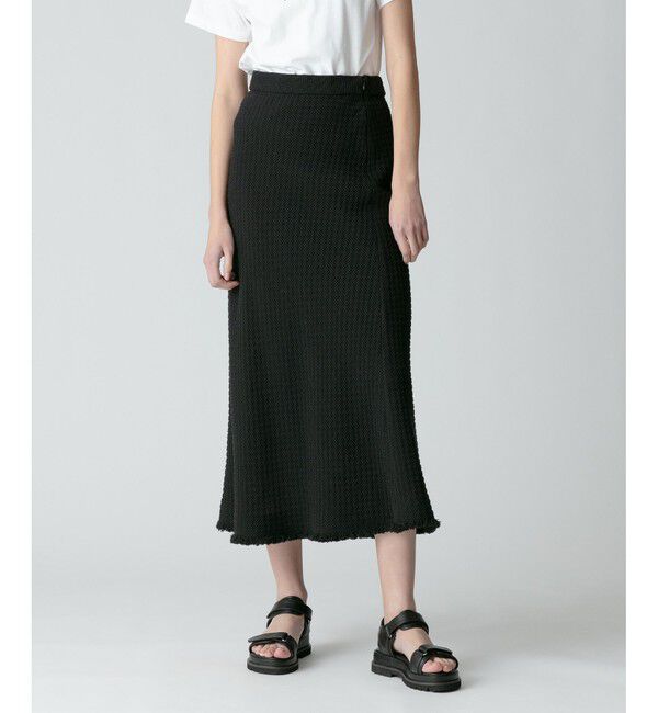 allureville「【セットアップ対応可能】ラスティックツイードスカート」|スカート|