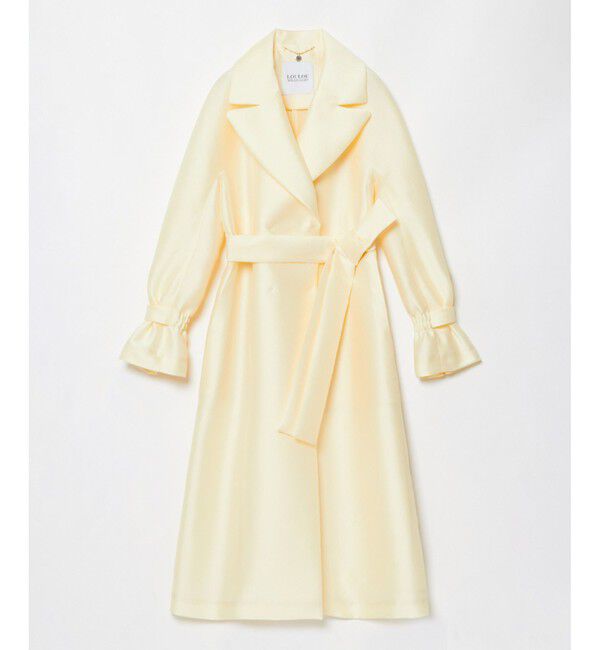 LOULOU WILLOUGHBY「【LOULOU WILLOUGHBY】シルキーダブルクロスドレスコート」|その他|