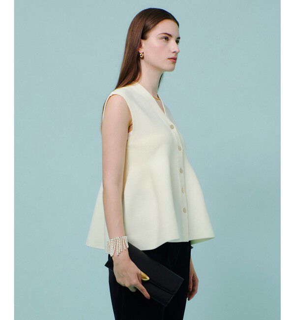 allureville「ペプラムジレ」|ニット・セーター|