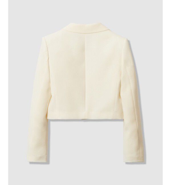 LOULOU WILLOUGHBY「【LOULOU WILLOUGHBY】ダブルクロスショートジャケット」|テーラードジャケット|