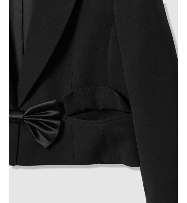 LOULOU WILLOUGHBY「【LOULOU WILLOUGHBY】ダブルクロスショートジャケット」|テーラードジャケット|