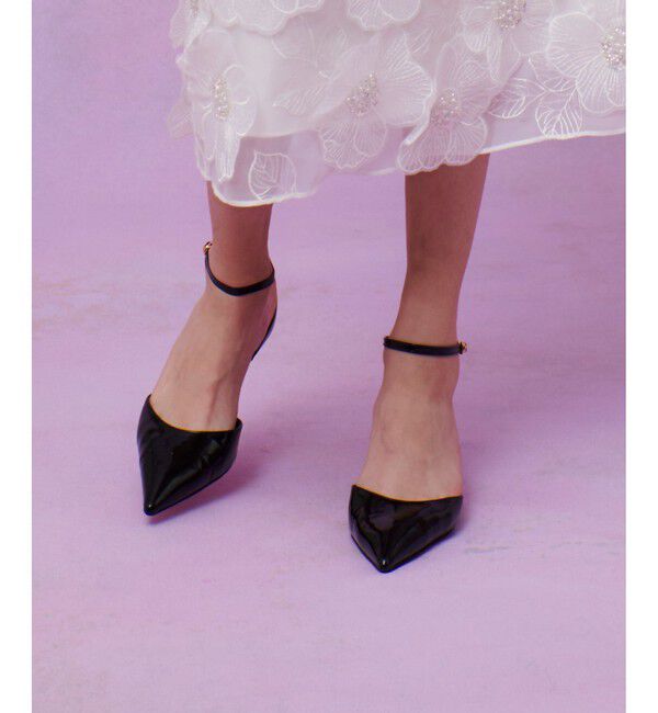 LOULOU WILLOUGHBY「【LOULOU WILLOUGHBY】ポインテッドアンクルパンプス」|パンプス|