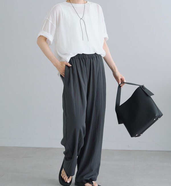  「コットンナイロンシアーオーバーTシャツ」|Tシャツ・カットソー|