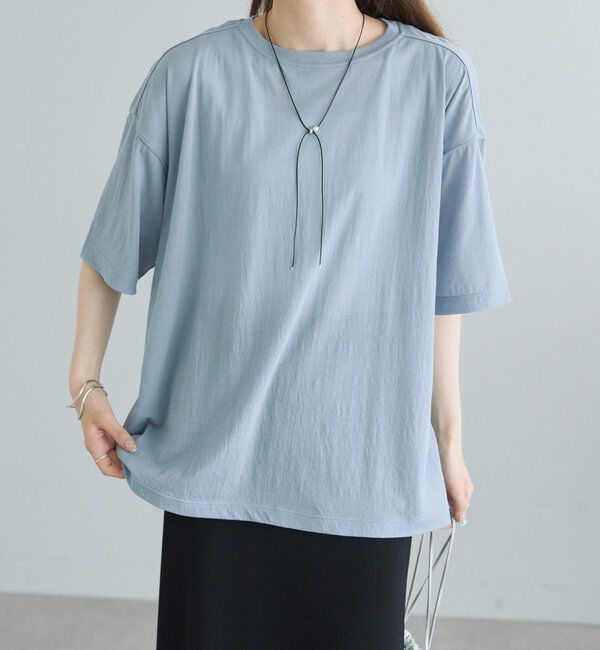  「コットンナイロンシアーオーバーTシャツ」|Tシャツ・カットソー|