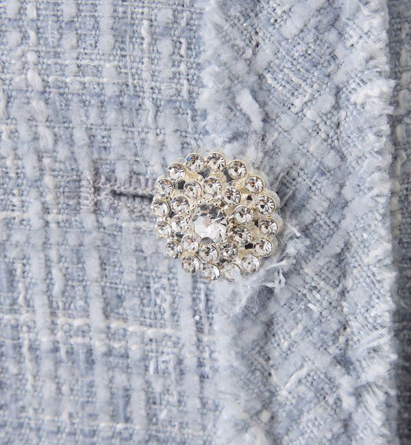  「キラキラノーカラージャケット」|テーラードジャケット|