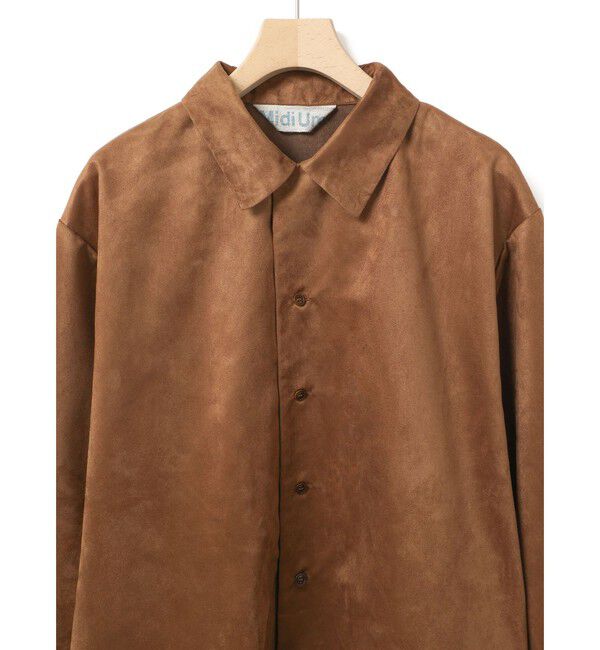 MidiUmi「MidiUmi フェイクスエードシャツ」|シャツ・ブラウス|