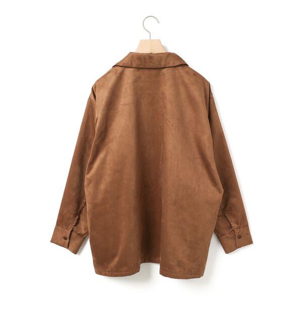 MidiUmi「MidiUmi フェイクスエードシャツ」|シャツ・ブラウス|