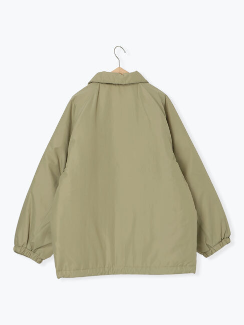 Samansa Mos2 blue「襟付中綿ブルゾン」|ブルゾン・スタジャン|