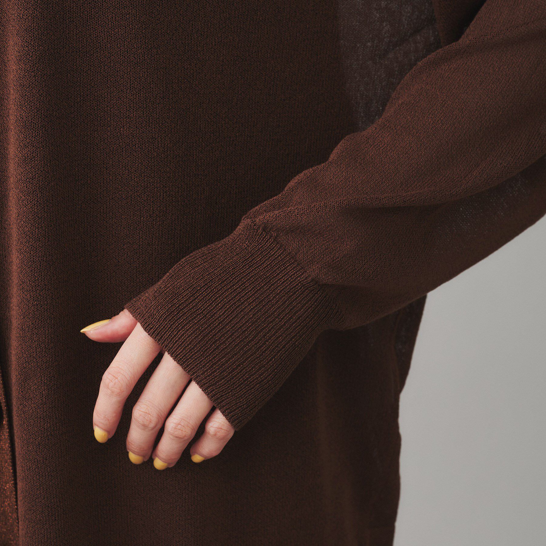 UNTITLED「【TORRAZZO DONNA】シースルーラメカーディガン」|カーディガン|