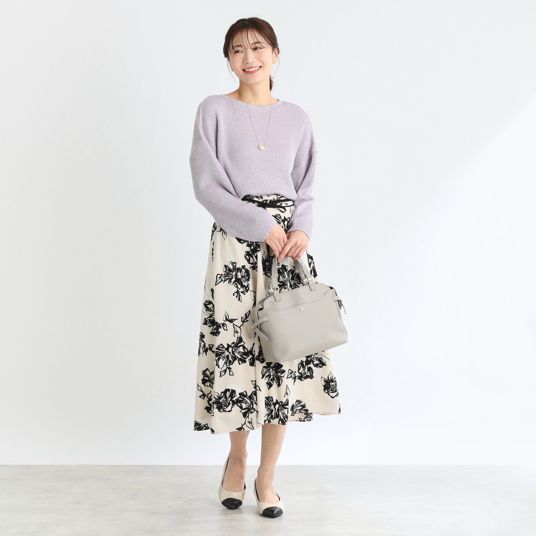 Reflect「【夏SALE】クルーネックミックスカラーニット」|ニット・セーター|