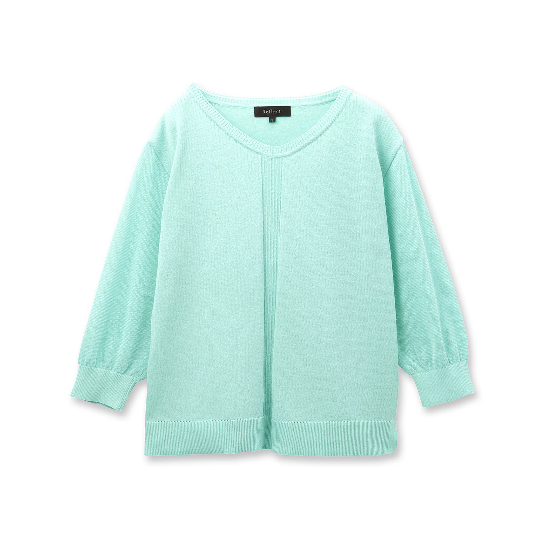 Reflect「【WEB先行カラーあり／手洗い可】透かし柄デザインニット」|ニット・セーター|
