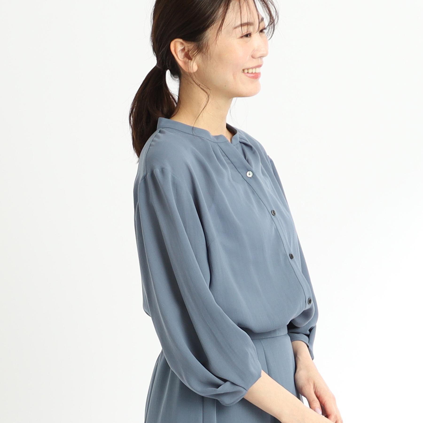 Reflect「【マシンウォッシュ可／セットアップ可】スリーブディティールブラウス」|シャツ・ブラウス|