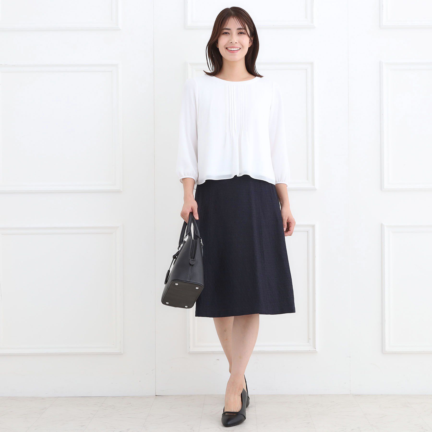 Reflect「【フォーマル／入卒／セットアップ可】ツイードスカート」|スカート|