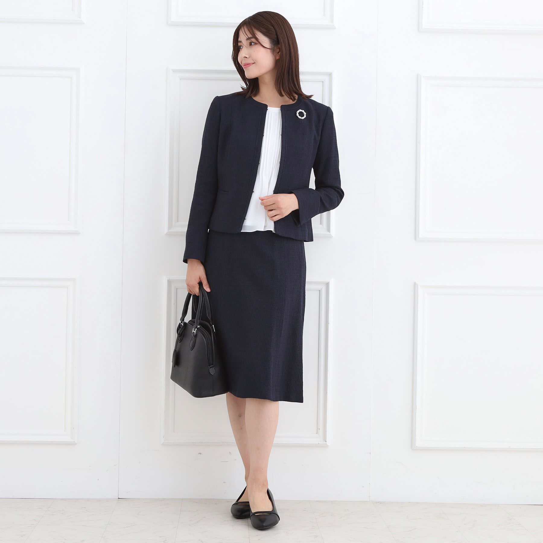 Reflect「【フォーマル／入卒／セットアップ可】ツイードスカート」|スカート|