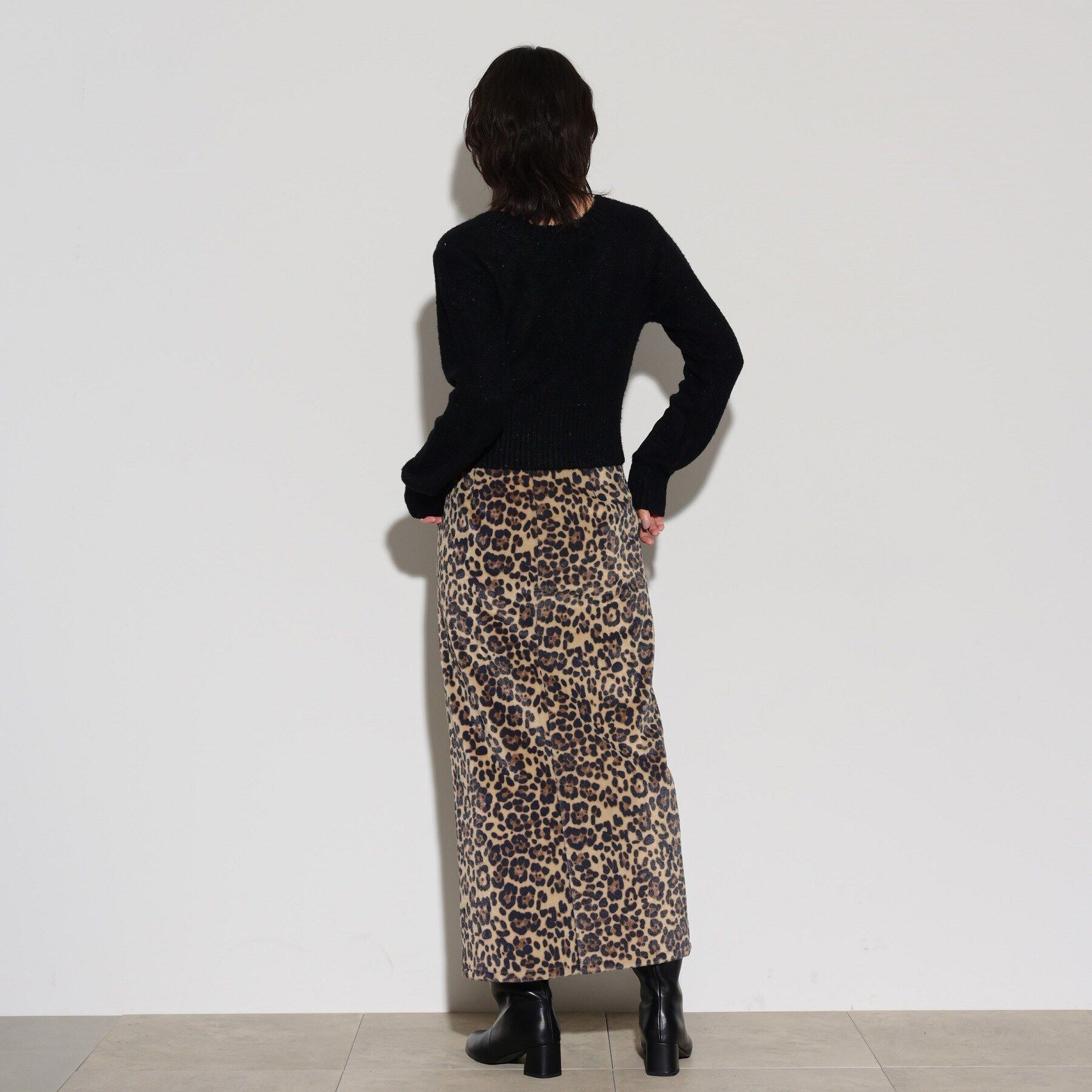 GALLEST「レオパードタイトスカート」|スカート|