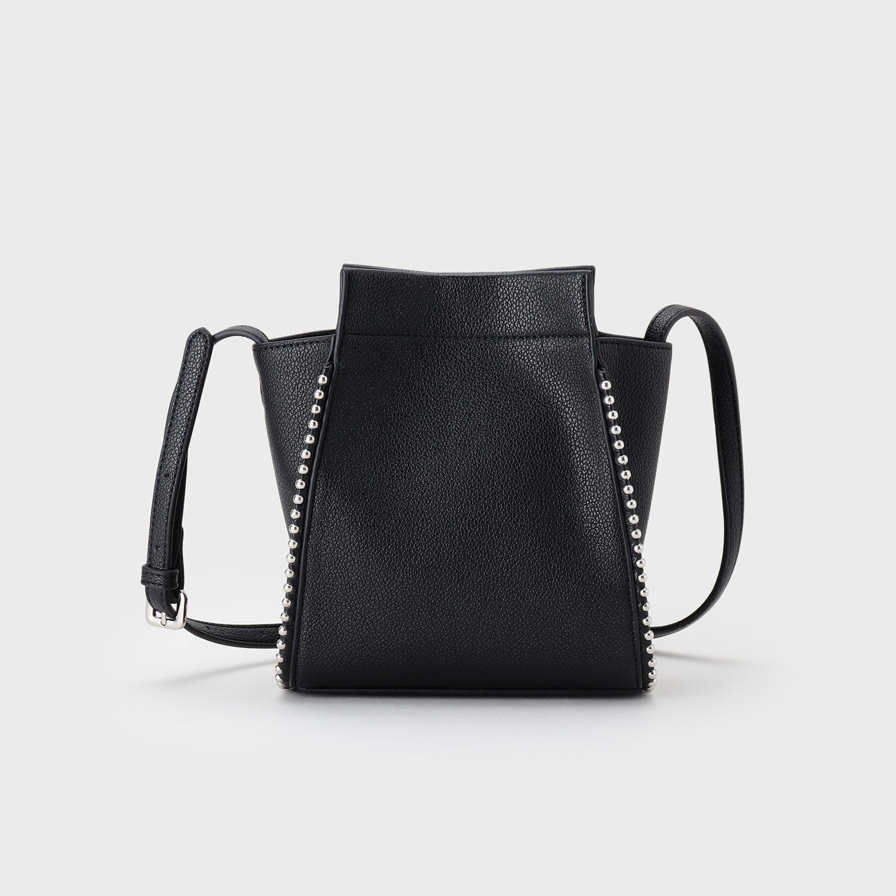 INDIVI「【合皮】スタッズ風メタルポシェットバッグ」|ショルダー・メッセンジャー|