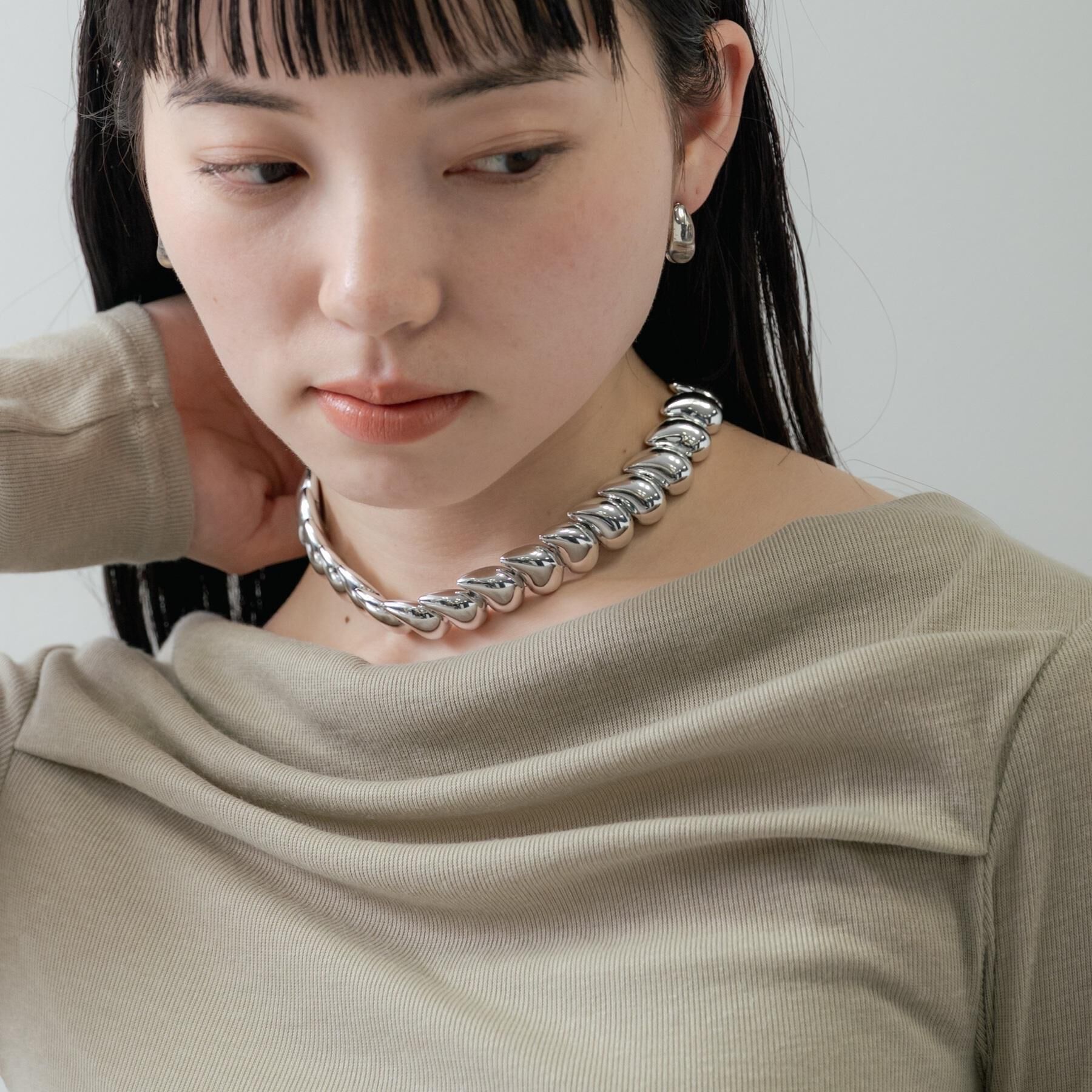 GALLEST「メタリックチョーカー」|ネックレス|