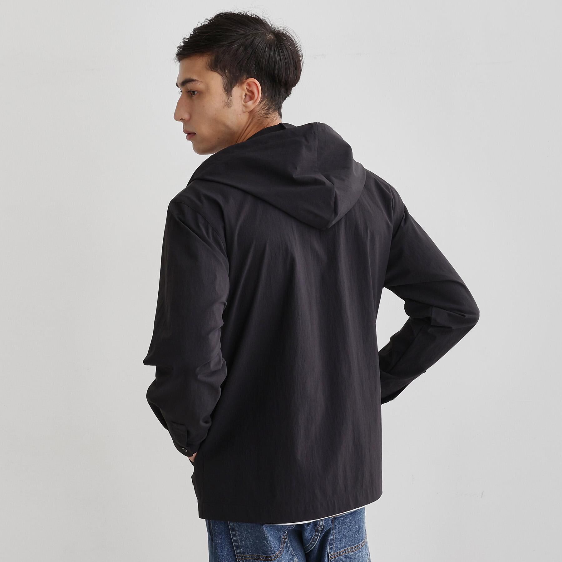 TAKEO KIKUCHI「【3D ナイロン ストレッチ】ジップアップ フードブルゾン」|ブルゾン・スタジャン|
