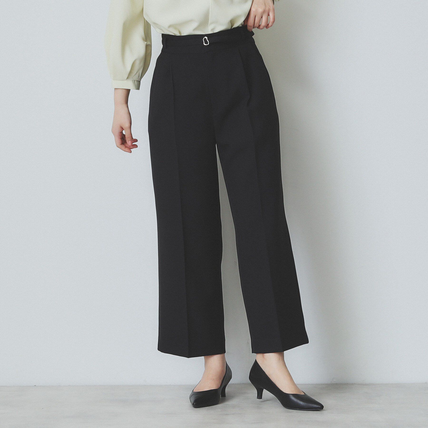 index「ソフトツイルタックワイドパンツ【洗濯機洗い可】」|その他|