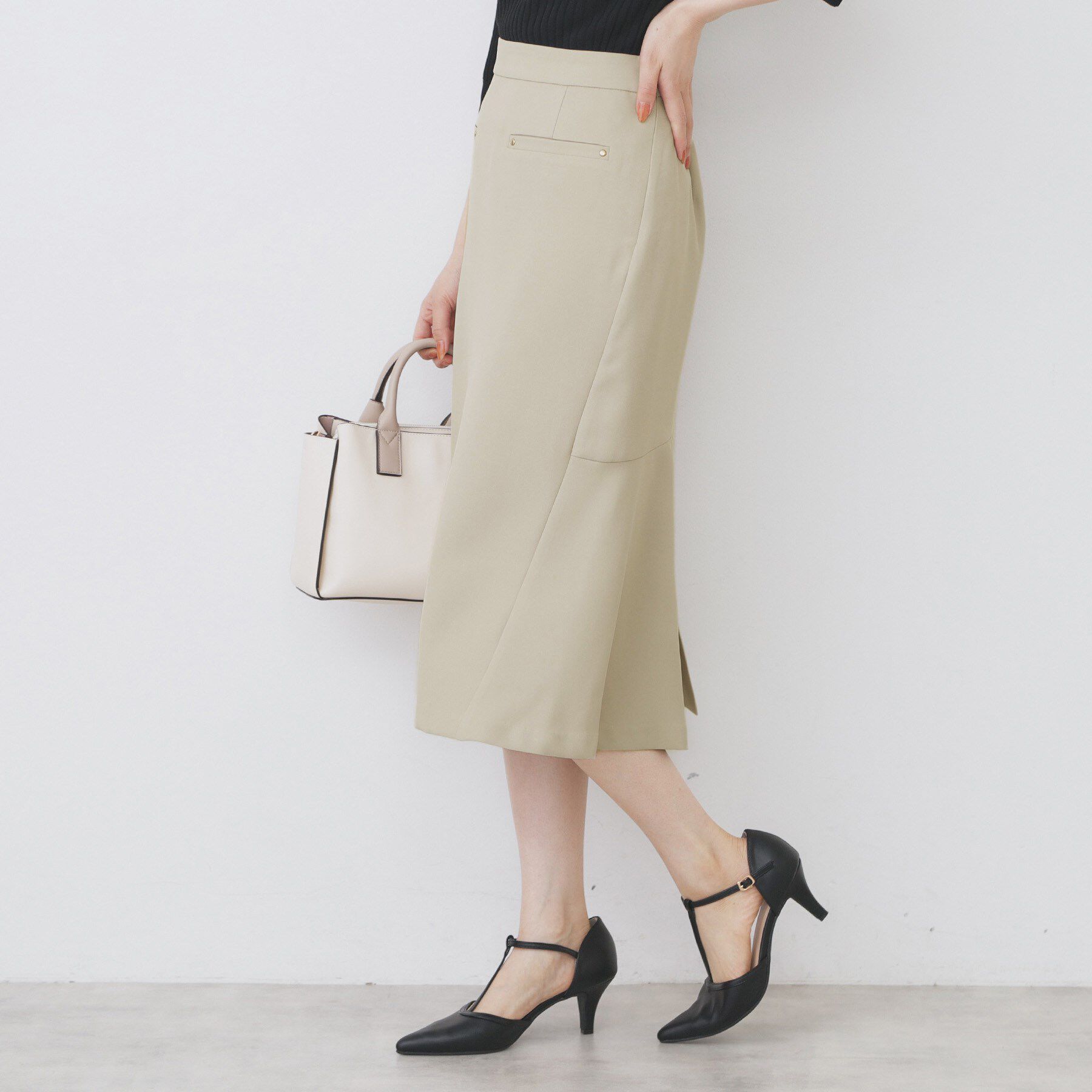 index「バックフレアマーメイドスカート【洗濯機洗い可/イージーアイロン】」|スカート|