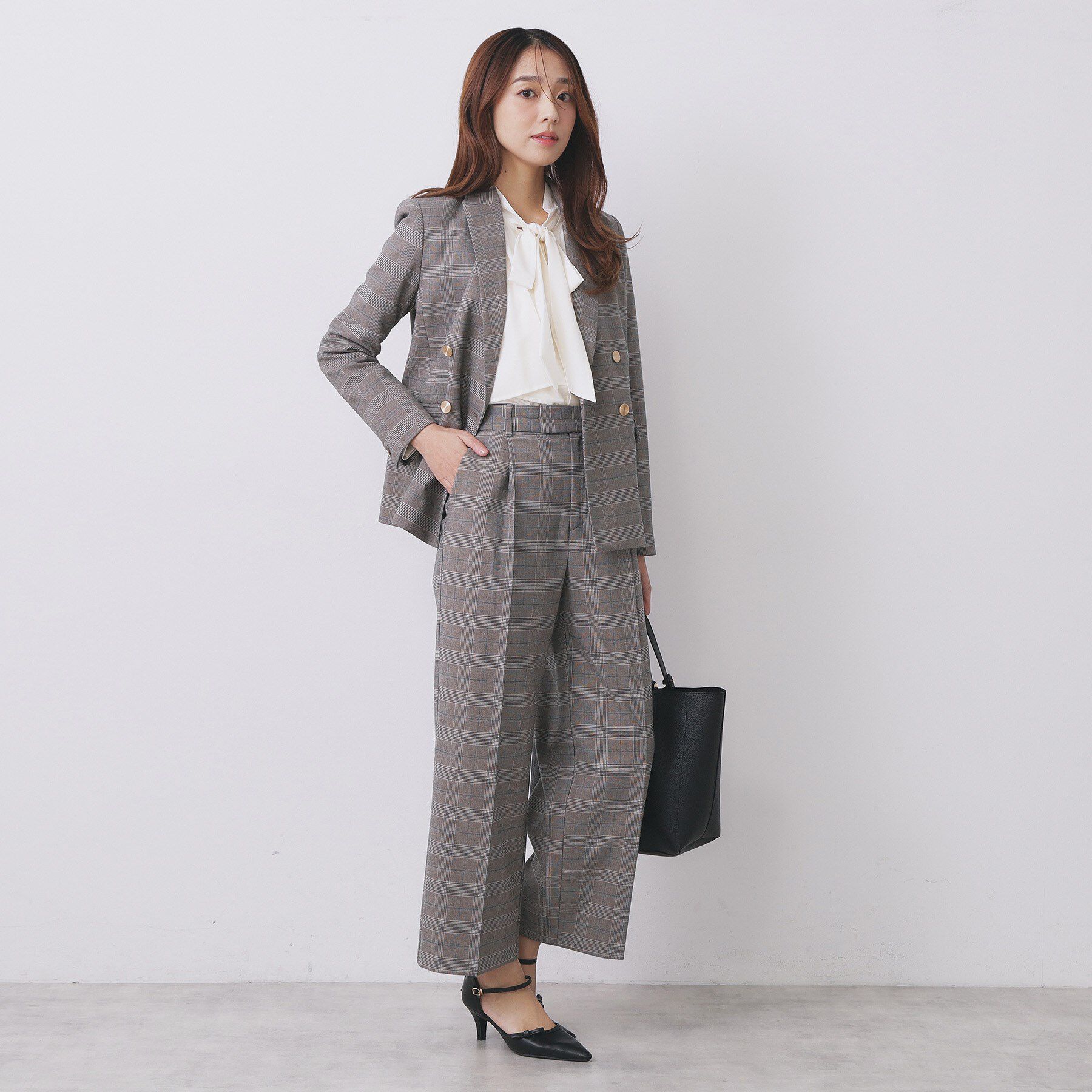 index「《Oggi掲載》ダブルブレストテーラードジャケット/セットアップ対応可【洗える】」|テーラードジャケット|