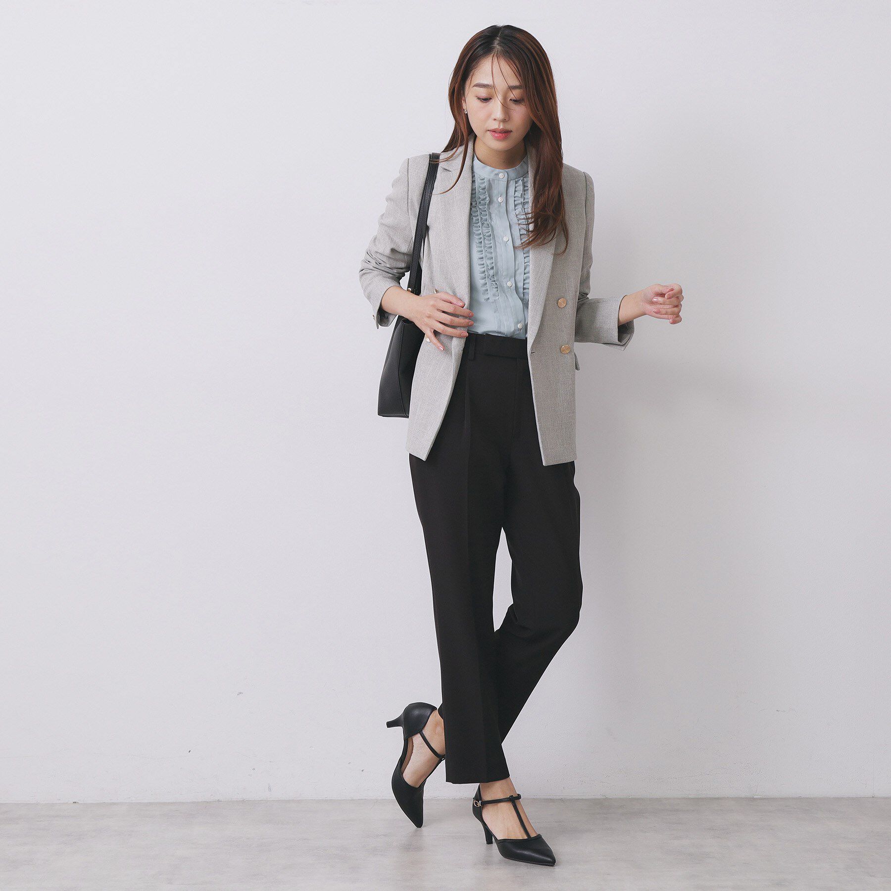 index「《Oggi掲載》ダブルブレストテーラードジャケット/セットアップ対応可【洗える】」|テーラードジャケット|