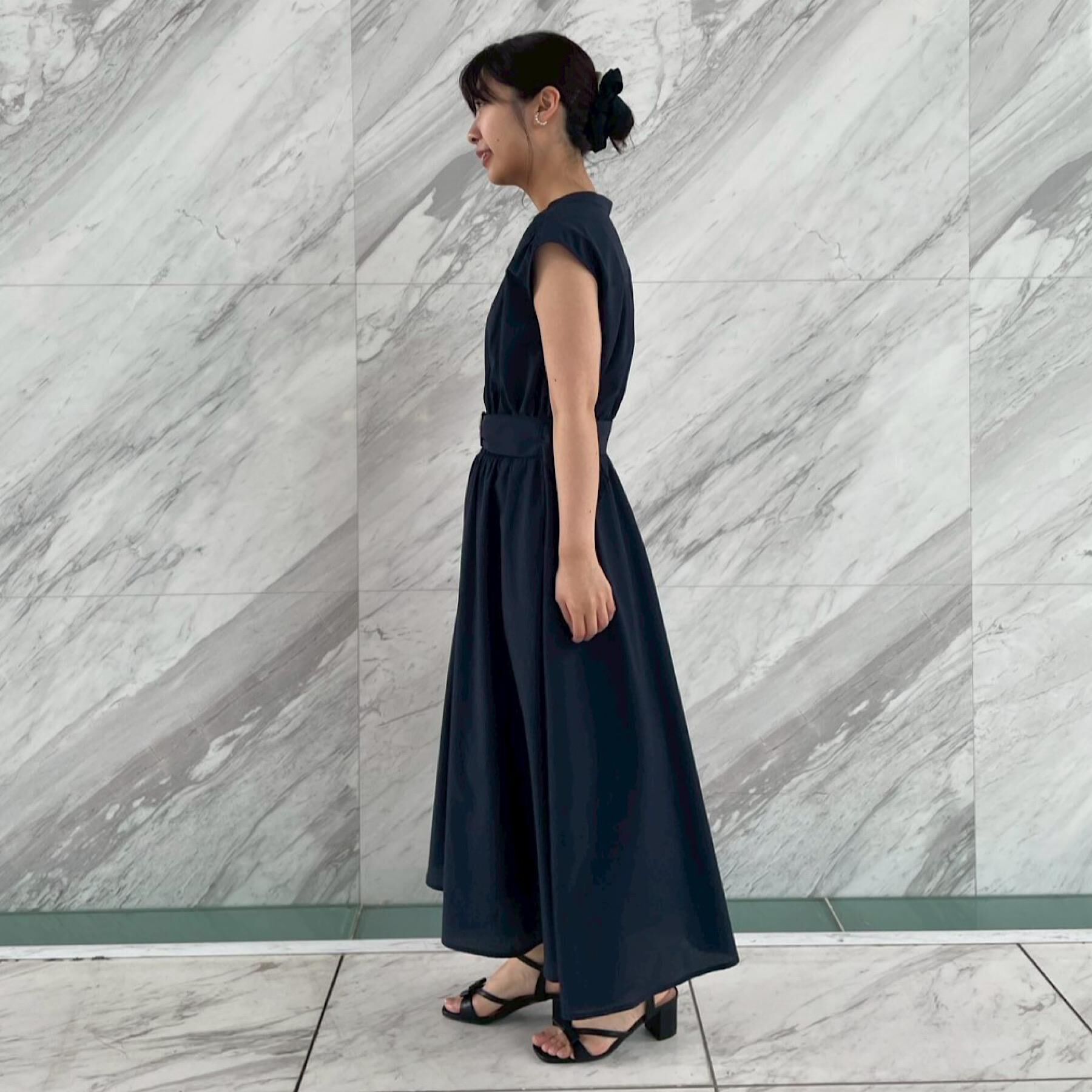 Couture broach「【ドライタッチ・しわになりにくい・通勤】麻調シャツワンピース」|ワンピース|