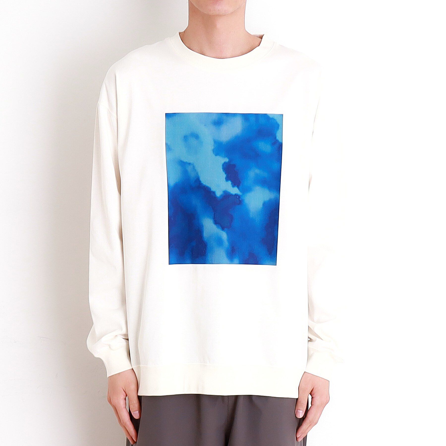 THE SHOP TK「プリントリブ長袖Tシャツ」|Tシャツ・カットソー|