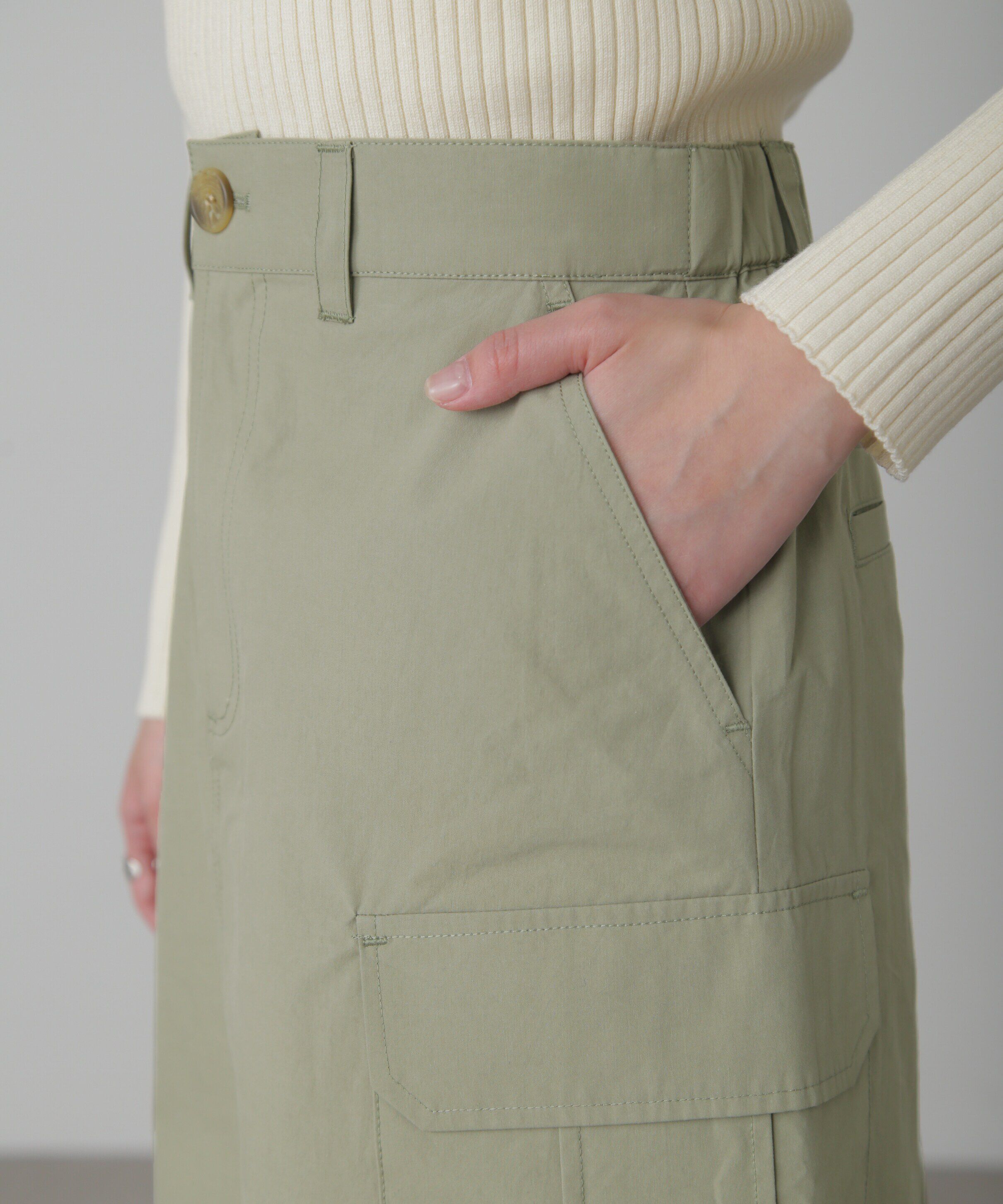  「コットンカーゴミニスカート」|スカート|